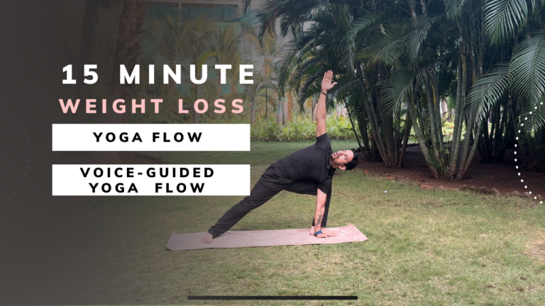 15 Min vinyasa yoga flow for weight loss (Anjyog )